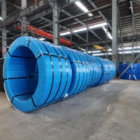 Fil d'acier allié à haute teneur en carbone pour relaxation extra-faible, pour treillis de grande portée de stade (normes GB/T ASTM)