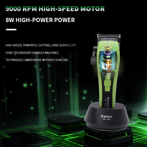Kemei Km-1862 Quality Fast Speed Motor Professional Hair Trimmer Ferramentas para Barbeiro Ajustável Hair Dressing Appliance Big Combo - Product Image 5
