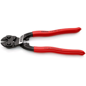 KNIPEX 71 01 200 CoBolt Coupe-fils diagonaux à double levier avec revêtement en plastique noir 200 mm - Product Image 2