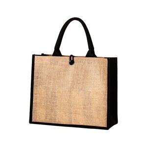 ถุงของขวัญแบบใช้ซ้ำได้ เป็นมิตรกับสิ่งแวดล้อม ถุงชายหาดจากปอกระเจา พิมพ์โลโก้ ถุงช้อปปิ้งฤดูร้อน ถุงสำหรับคุณแม่ - Product Image 1