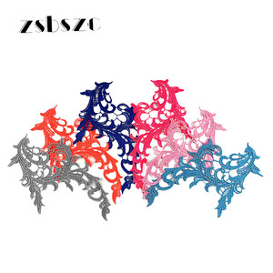 Pizzo Chimico Veneziano All'ingrosso, Applicazione in Pizzo Colorato con Motivo a Spirale Simmetrico per Designer di Moda, Fabbriche di <span class=keywords><strong>Abbigliamento</strong></span> e Artigianato Scenico - Product Image 3
