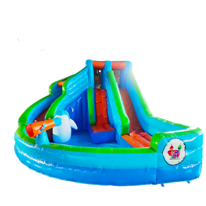 Parco Acquatico Gonfiabile Commerciale Mobile a Tema <span class=keywords><strong>Delfino</strong></span> con Scivoli e Piscine per Bambini - Giochi Gonfiabili - Product Image 6