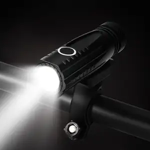 Luz Led de calidad para bicicleta, recargable vía Usb, resistente al agua, para montar en bicicleta por la noche