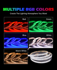 Tiras LED RGBW SMD Flexibles Más Populares, Cinta LED Lineal para Iluminación Interior - Product Image 4