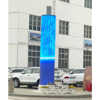 Extérieur étanche incurvé led écran cylindre écran souple P2.5 P3 P4 P5 flexible led module d'affichage couleur