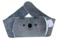 Bouillotte portable 3-en-1 avec ceinture en tissu imprimé et housse en peluche – Chauffe-mains et ceinture chauffante – Offre spéciale