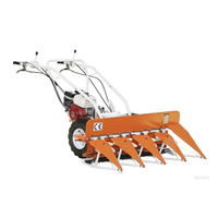 Machine de récolte de faucheuse automotrice à deux roues de ferme Mini Faucheuse de rizière Machine à relier Moissonneuse de riz à vendre