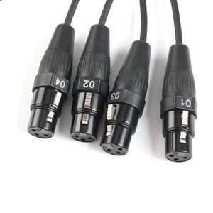 ตัวแปลงเครือข่ายอีเธอร์เน็ต DMX RJ45 <span class=keywords><strong>CAT6</strong></span> ตัวเมีย เป็น 4 ขั้วต่อ XLR ตัวเมีย สายเคเบิลอะแดปเตอร์เสียง ตัวขยายสัญญาณ - Product Image 5