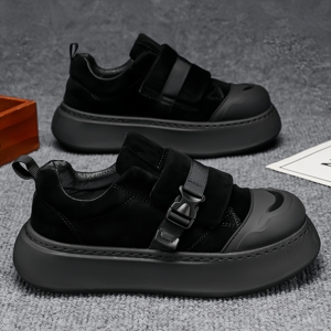 Chaussures décontractées à semelle épaisse de haute qualité, rehaussantes, en mousse super épaisse, à bout rond et au design original - Product Image 3