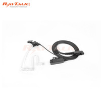 Headset Telepon Walkie Talkie Radio Dua Arah dengan Earpiece Tabung Akustik Kompatibel dengan Model APX1000 APX8000 APX6000