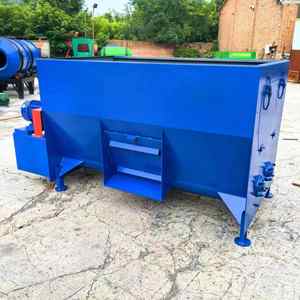 Mélangeur d'aliments TMR pour ferme, coupe-herbe, bétail et moutons, mélangeur horizontal à double axe, sec et humide, grande capacité, mélangeur à vis sans fin, pétrissage de la paille - Product Image 4