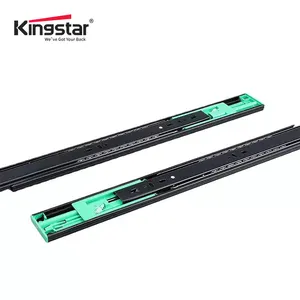 Factory Price Reliable And Stable Cold Rolled Steel Full Extension Soft Closing Ball Bearing Slide Rail For Bedroom