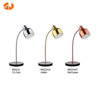 Lampe chauffante de table en métal couleur cuivre rouge or 2 ampoules pour réchauffer les aliments lampe de comptoir avec 250W