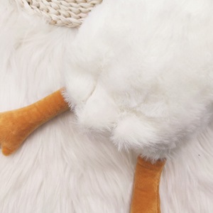 Peluche de Ganso Blanco Grande y Famoso en Internet, Juguete de Peluche de Algodón PP, Almohada para Dormir para Niños, Abrazable y Plano, para Todas las Edades - Product Image 4