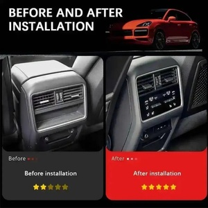 Panneau de climatisation pour sièges arrière, sans programmation, mise à niveau sans perte 1:1, panneau de commande de climatisation LCD pour Porsche Cayenne 2024 - Product Image 2