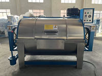 Machine à laver industrielle en acier inoxydable de haute qualité, 200 kg, laine d'alpaga, équipement de blanchisserie électrique commercial