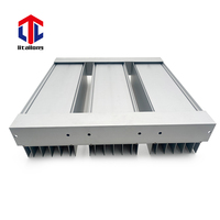 Profilé en aluminium extrudé pour bande LED, usinage CNC, découpe, dissipateur de chaleur, radiateurs en aluminium extrudé
