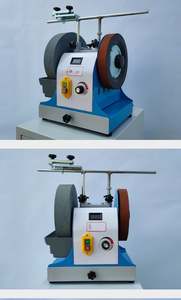 เครื่องลับมีดไฟฟ้าแบบตั้งโต๊ะขนาดเล็ก 10 นิ้ว ระบายความร้อนด้วยน้ำ ปรับความเร็วได้ ล้อคู่ ใช้ในครัวเรือน สำหรับลับมีดและกรรไกร - Product Image 2