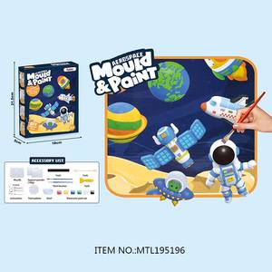 बच्चों हस्तनिर्मित डिय प्लास्टर पेंटिंग खिलौना किट रंग मोल्ड जानवर खिलौने बच्चे पेंट कला शिल्प सेट - Product Image 6