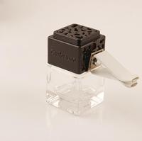 Vide carré voiture désodorisant évent Clip Auto parfum diffuseur bouteille aromathérapie parfum voiture verre huile essentielle bouteille