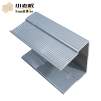 Capuchon de type U en PVC vinyle résistant aux UV pour palplanches en plastique, pour le contrôle des inondations, le revêtement de canaux et de bassins, et les applications de coupure