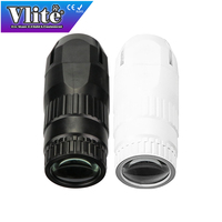 Luces LED RGBW Vlite Mini de 15W, Luces Láser con 10 Ángulos de Haz, Plug and Play, Control Remoto IR, DMX512, Iluminación Cálida para Escenarios