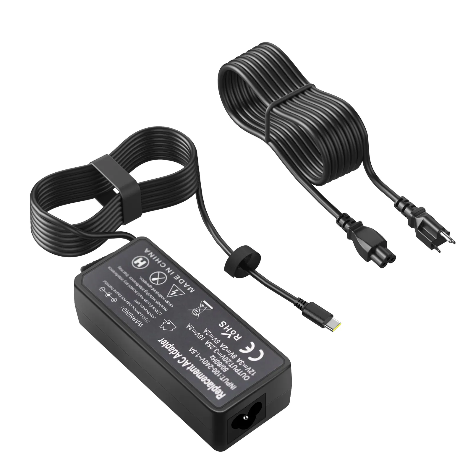 2024 Hot Sale Notebook Charger 65W USB Type C PD 20V 3.25A Universal Laptop Adapter Charger For Lenovo Thinkpad ADLX65YDC2A