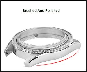 Boîtier de montre en acier inoxydable 316L, cristal saphir, lunette en céramique, 39mm 43mm, design MIYOTA 8215 9015 NH35 NH36, boîtier de montre de plongée - Product Image 6