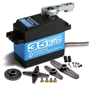Servo DS DS3225 35kg/25kg Couple élevé Sans noyau Numérique 5-7.4V 50-333Hz Acier inoxydable SG Étanche Robotique RC Voiture Buggy Bateau Drone - Product Image 1