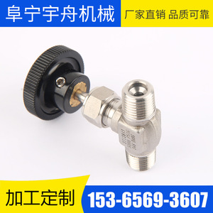 Válvula de Compuerta Yuzhou Machinery de Acero Inoxidable con Cuerpo Roscado Forjado, Tipo de Corte de Agua Recto, OEM Personalizable - Product Image 5