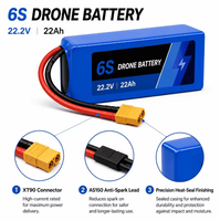 Paket Baterai Lithium-ion Isi Ulang Tahan Lama 6S 22.2V 22Ah 500 Siklus 10c Dengan BMS untuk Peralatan Survei Udara
