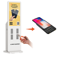 Estación de Alquiler de 24 Ranuras, Estación de Carga de Baterías Portátiles Compartidas, Quiosco de Carga para Teléfonos Móviles