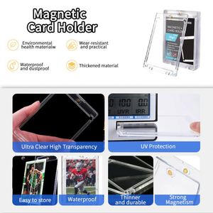Porte-cartes magnétique FX 35PT One-Touch, coins diamantés, étui rigide transparent pour cartes de collection - Product Image 6