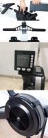 Rameur d'air cardio Sq Factory, résistance réglable en fer, pliable, machine à ramer assise, haute qualité, utilisation à domicile