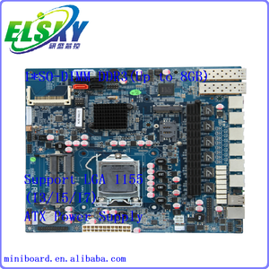 Placa Base Económica con Seis Puertos LAN de 1000M y Dos Puertos Ópticos de 1000M, Compatible con LGA1155 (Opciones I3/I5/I7) con Chipset B75 - Product Image 3