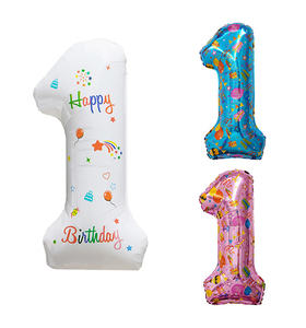 Ballon géant en aluminium de 32 pouces en forme de chiffres 0-9 pour décorations de fête d'anniversaire et de mariage - Product Image 5