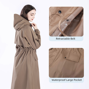 <span class=keywords><strong>Impermeabile</strong></span> femminile adulto moda camminare fresco Poncho singolo versione coreana tinta unita <span class=keywords><strong>Trench</strong></span> <span class=keywords><strong>impermeabile</strong></span> gli uomini viaggiano - Product Image 2