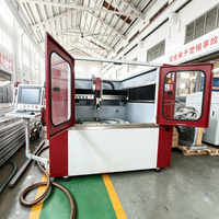 Machine de découpe au jet d'eau CNC 5 axes sans distorsion thermique, découpeuse à jet d'eau haute pression pour pierre, métal, verre