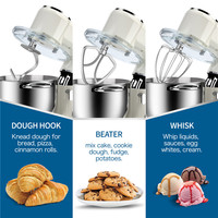 Soporte eléctrico para pasteles, mezclador de cocina, 6,5l, 7L, 8L, 10L, SUS304