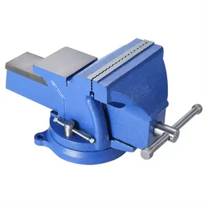 360 Degree Swivel Tilting and Rotating Bench Vise 70mm Opening Vacuum Base Vise With Anvil Vice Rotary Adjustable Bench Vise