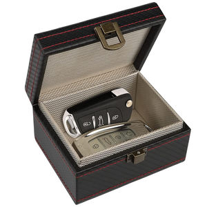 Boîte de Faraday de Cage de boîte de bloqueurs de signal de téléphone intelligent en Fiber de carbone personnalisée d'usine <span class=keywords><strong>pour</strong></span> clés de <span class=keywords><strong>voiture</strong></span> - Product Image 1