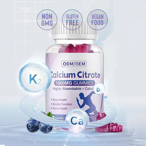 Venta caliente 1000mg Citrato de calcio Gummies Suplementos DE SALUD masticables Suplementos inmunológicos Suplementos de hierbas dietéticas - Product Image 6