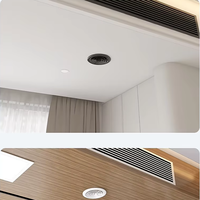 Grille de ventilation ABS pour climatiseur, couvercle de grille de sortie d'air pour la maison et le commerce, décoration CVC, installation facile, utilisation durable