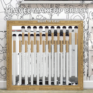 Brocha de Maquillaje de Viaje de Pelo Sintético, Color Personalizado, para Cejas, Sombras de Ojos y Difuminar, Herramienta de Belleza - Product Image 2