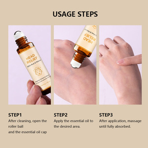 Aceite Esencial Natural en Roll-on, Portátil, <span class=keywords><strong>para</strong></span> Aromaterapia, Relajación, Calma, Alivio de <span class=keywords><strong>la</strong></span> <span class=keywords><strong>Ansiedad</strong></span> y el Estrés, Aceite de Fragancia - Product Image 3