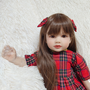Muñecas de Silicona de Cuerpo Completo Hechas en China, Muñecas <span class=keywords><strong>Reborn</strong></span> Baratas de 60 cm con Accesorios - Product Image 6