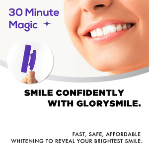 Miếng dán trắng răng Glorysmile V34 màu tím, công nghệ chỉnh màu, thân thiện với men răng, gel PAP, có thể in logo tùy chỉnh - Product Image 4