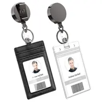 ELV Self Retractable ID Badge Holder Key Reel