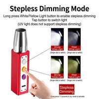 Linterna UV DUNFBIRD de 395nm para Detección de Gemas y Diamantes, Segura, No Tóxica, Duradera, con Certificación CE, Pedidos Personalizados ODM