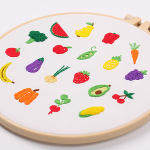 Kit <span class=keywords><strong>de</strong></span> Bordado <span class=keywords><strong>de</strong></span> Hilo Hecho a Mano, Kit <span class=keywords><strong>de</strong></span> <span class=keywords><strong>Punto</strong></span> <span class=keywords><strong>de</strong></span> <span class=keywords><strong>Cruz</strong></span> <span class=keywords><strong>de</strong></span> 3 Piezas con Herramientas, Tema <span class=keywords><strong>de</strong></span> <span class=keywords><strong>Flores</strong></span>, Decoración <span class=keywords><strong>de</strong></span> Bodas y Regalo - Product Image 3